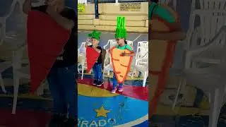 DIY CARROTS CUSTUME #diy #vegetables