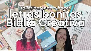 Taller de letras bonitas para tu Estudio B&iacute;blico, Diario de Oraci&oacute;n y Bullet Journal | Paso a paso