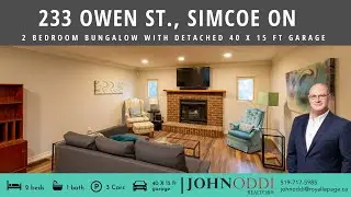 233 Owen St. in Simcoe, Ontario FOR SALE.  Asking $319,900.