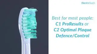 Review đầu b&agrave;n chải C1 ProResults - Philips Sonicare