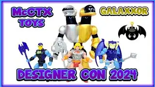 Designer CON 2024 Exclusive McCTX & Galaxxor Glyos Toys Review.