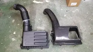 034 semi-open carbon intake sound comparison & review MK7 /MK7.5 Golf R