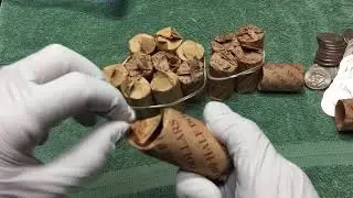 Silver Sunday! Coin Roll Hunting Customer Wrapped Half Dollars. $190 in rolls. FULL HUNT
