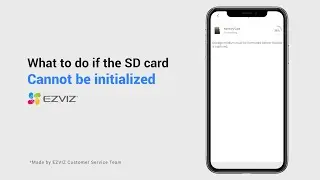 What to do if the SD card cannot be initialized