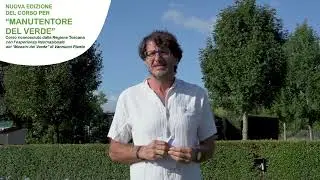 Corso di Manutentore del Verde  2022  la presentazione di Stefano Mengoli
