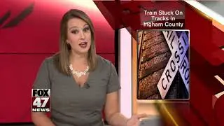 Broken down train blocks roads in Williamstown Twp