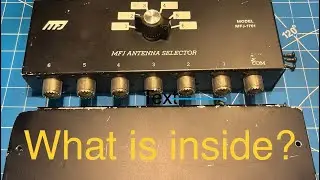 What is inside of an MFJ-1701 Coax Switch?