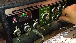 Roland Space Echo RE-201 test with 303.