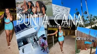 PUNTA CANA, DOMINICAN REPUBLIC TRAVEL VLOG | DINNER IN THE SKY | PARTY BOAT | SPA | IT’S AMOYIA