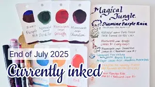Currently Inked Magical Jungle 🌳🌧️🦒🐇🐦🦩 | End of July 2025