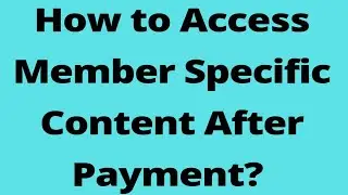 How To Access Hybris Tube Member Specific Content After You Have Made the Payment?