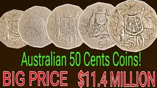 Top 7 Ultra Rare Australian 50 Cents Commemorative Coins| That Could Make You Rich !