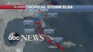 Tropical Storm Elsa slams through Haiti and Dominican Republic