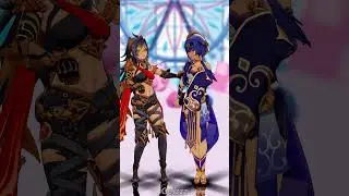 Dehya & Candace Vanitosa Dance【Genshin Impact MMD】 #shorts