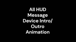UEFN HUD Device Intro & Outro Animations