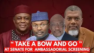 Fani-Kayode, Omokri, Danbazzau, Ifeanyi Ugwuanyi arrived at the Senate for their Amb. screening