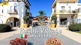 Outlet Puglia Village Walking Tour 🇮🇹 Shopping Mall [4K]60fps