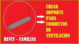 Familias | Crear Soporte para conductos de Ventilación en #Revit | @bimnodes