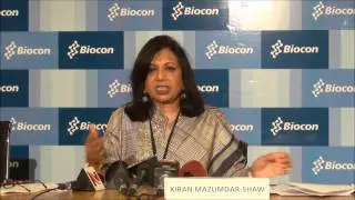 Biocon Q1 FY16 Financial Results by Kiran Mazumdar Shaw, CMD, Biocon.