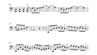 Techtonic Shift Cello practice part by Samuel Gelfer