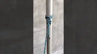 CLOVE HITCH & OVERHAND KNOT #viralvideos #diy #shortvideos #fypシ゚viral #knottutorial #knot #fypシ゚