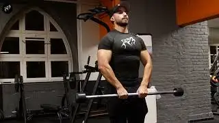 Barbell Upright Row Demonstration For Beginners - Shoulder Exercise Tutorial (proper form) #delts