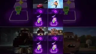 Tiles Hop &bull; McQueen Car 🆚 Sheriff Labrador 🆚 Monster McQueen Truck 🆚Tow Mater | Coffin Dance