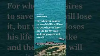 Mark 8:35 but whoever loses his life for My sake and the gospel's will save it.