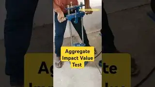 Aggregate impact value test #construction #civil #site