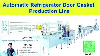 Automatic refrigerator door gasket production line