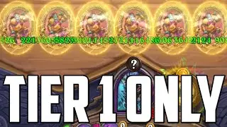 Tier 1 Strategy Hearthstone Battlegrounds Tier 7 Anomalys