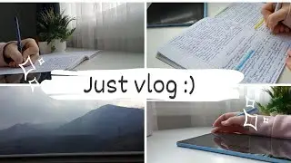 Just vlog☀️)) Обычный день из моей жизни/ Study with me📚/ Vlog📷