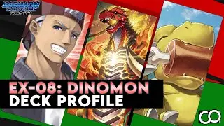 Xmas Tyrannomon is BACK! Dinomon Deck Profile (Digmon Card Game)