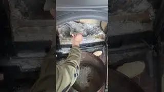 Ofen, Kaminofen sauber machen, blo&szlig; nicht die ganze Asche rausnehmen, Asche ist wichtig und gut!