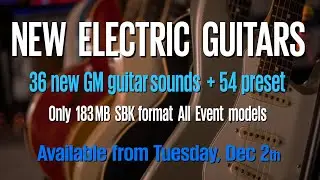 Ketron Event - PROMO  EL. GUITAR  2 (36 GM sounds + 54 preset) - sbk - kEVs