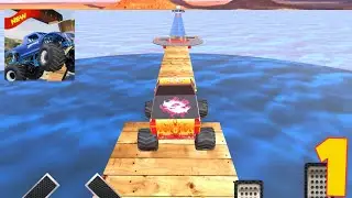 Monster Truck Stunts Racing Gameplay Walkthrough Guide | Mobile Games | Stunts Simulator | Game