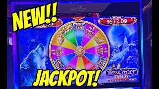 NEW SLOT!!! Timber Wolf Gold REVOLUTION! GREAT JACKPOT HANDPAY!!!