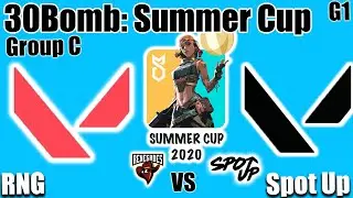 Renegades vs Spot Up - Group C | 30Bomb Summer Cup 2020 | Valorant Tournament