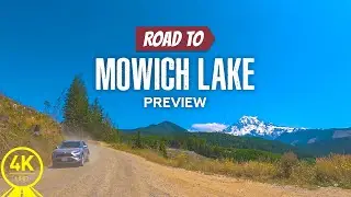 4K Scenic Road to Mowich Lake, Mt. Rainier Area - Short Preview Video