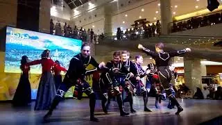 Energetic Georgian dance