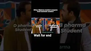 b.pharma students vs d.pharma students