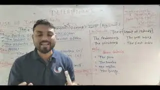📕Determiners | Articles | Use Of 'The' | For All Boards Exams & Competitive | By Ajeet Sir 