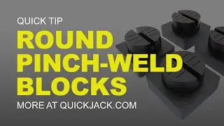 More Lifting Options from QuickJack! Meet the Round Pinch Weld Puck!