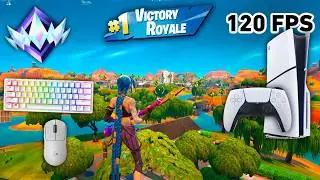 Fortnite Unreal Ranked Reload On PS5 Slim | Keyboard & Mouse Gameplay | 120 FPS | 4K