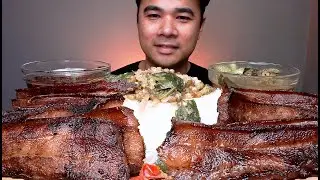 GRILLED PORK BELLY MUKBANG ASMR