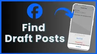 How To Find Draft Post on Facebook - Easy!