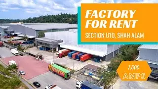 WAREHOUSE WITH MULTIPLE LOADING BAYS FOR RENT IN SHAH ALAM | MALAYSIA INDUSTRIAL PROPERTIES MYIP