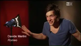 Luca Giacomelli Ferrarini,Davide Merlini alias Mercuzio e Romeo lo speciale rai 2