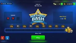 8bp: 9 birthday bash cue level max.