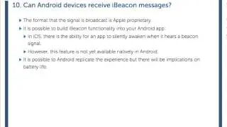 Доставка сообщений iBeacon на устройства iOS и Android